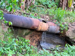 Colapso de aguas negras desata crisis sanitaria en Brisas del Guarapiche